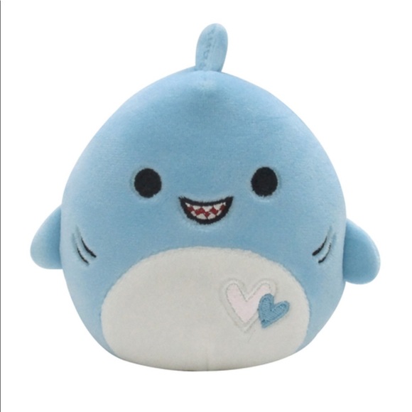 Squishmallows Other Nwt 45 Rey The Shark Valentine Squishmallow